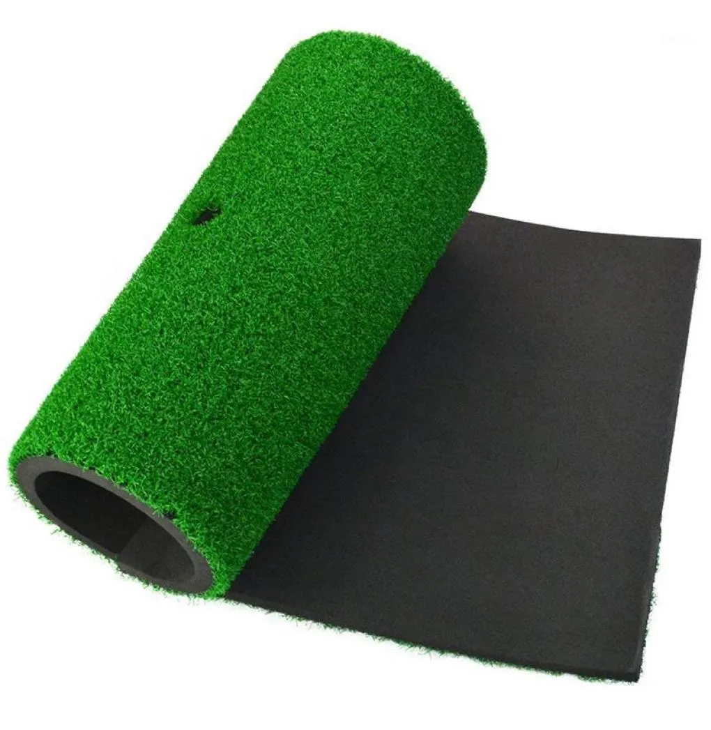 Tapis de frappe de Golf 60x30cm, support de Tee en caoutchouc, tapis de frappe de Golf vert écologique, tapis d'entraînement d'intérieur et d'arrière-cour 19831571