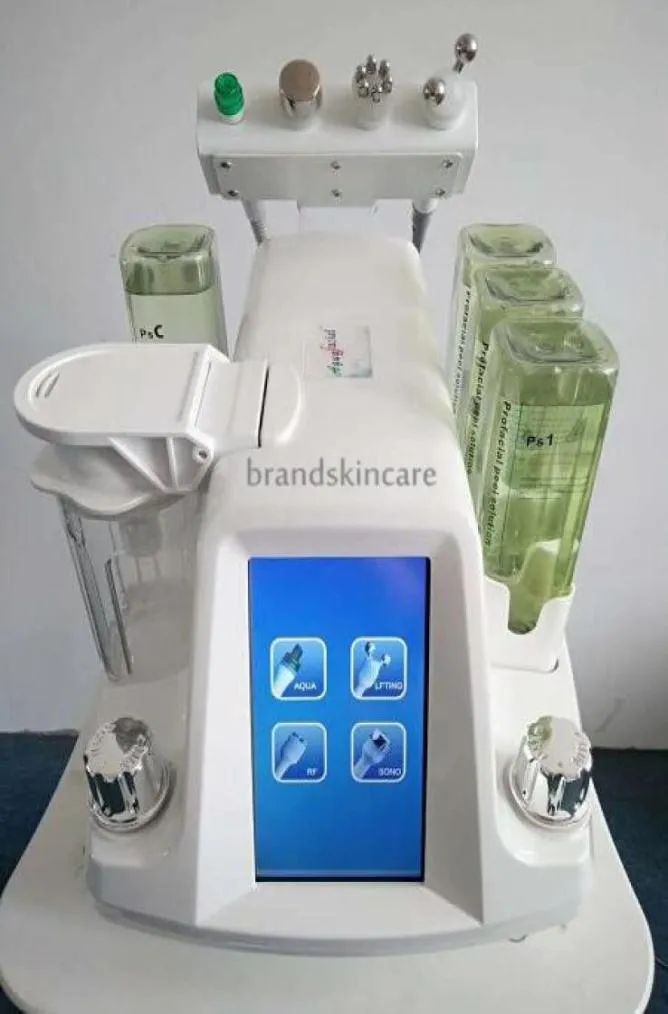 Hydra Dermabrazion z RF Biolifting Spa Maszyna do twarzy Aqua Maszyna czyszczenia twarzy woda woda Peeling Dermabrazion Beauty Equip7834106