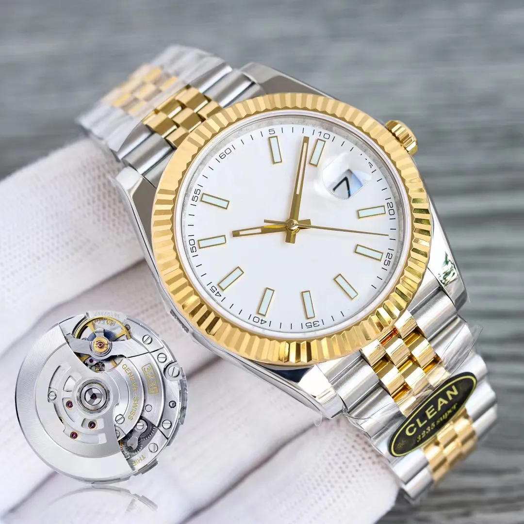 Groß sparen beim Kauf von Automatische Uhr Mit Saphirkristall Rolex  Superclon Clean Factory Style Herren Automatikuhr: Blaues Zifferblatt,  Römische