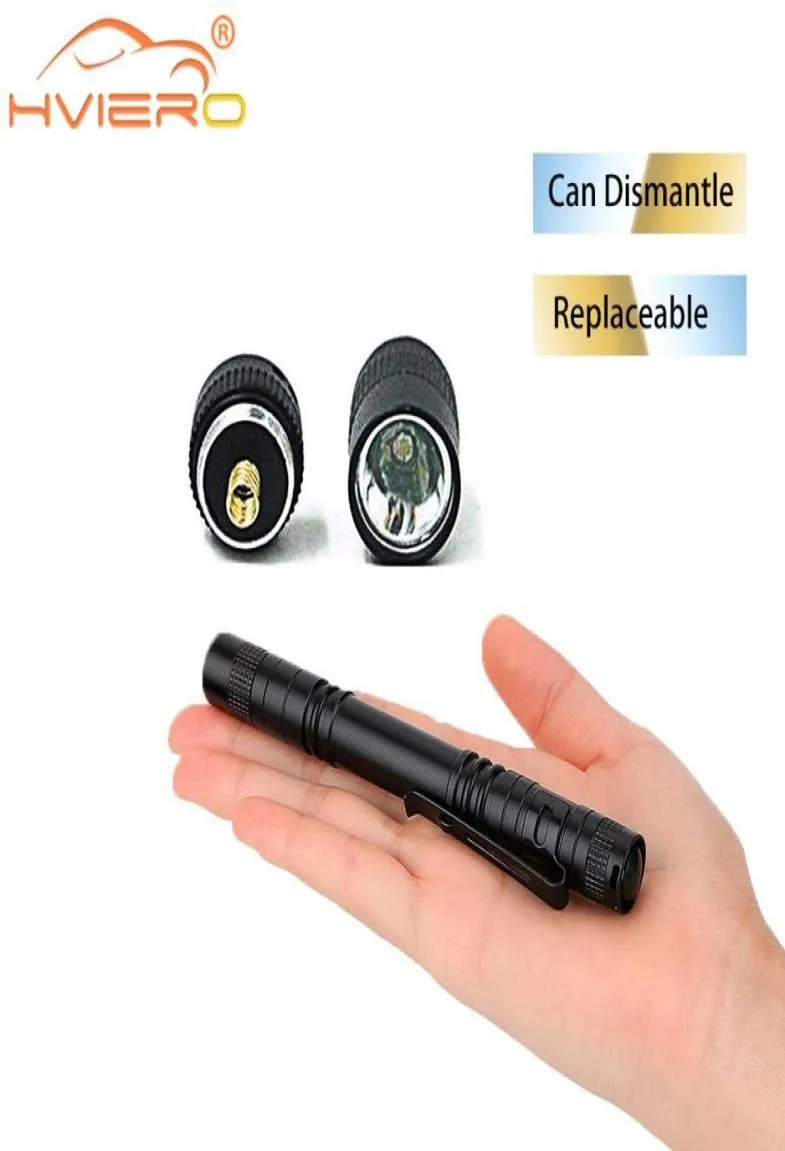 Vendita di mini torcia portatile a LED AA batteria a secco torcia luce penna medica illuminazione esterna8873330