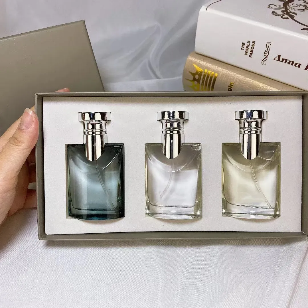 3-in-1-Herrenparfüm-Geschenkset, 30 ml x 3 Stück, duftendes EDT, Deodorant, Eau de Toilette, Herrenparfümspray, Duftset-Kollektion für Herren, keine Zölle