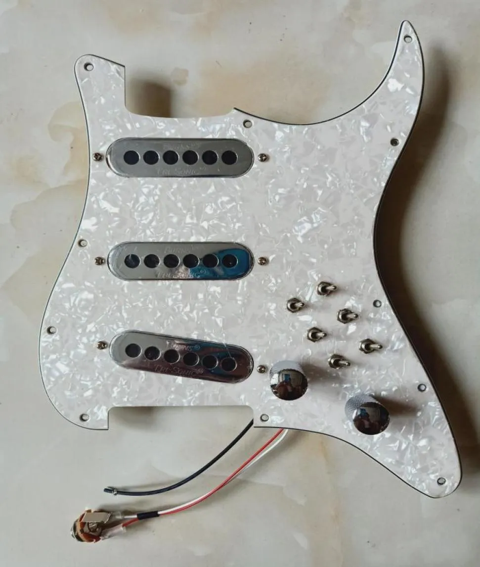 Pick-ups Trisonic PickGuard Silver Burns mis à jour pour Brian May Special Guitar Welding Harness 1 Set6697987