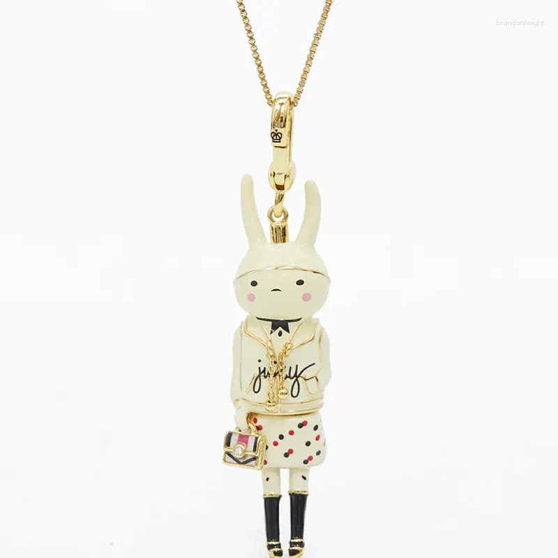 Necklace Earrings Set 2024 Wholesale Fashion Enamel Color Glaze Spotted Skirt Pendant Handbag Little White Keychain Women