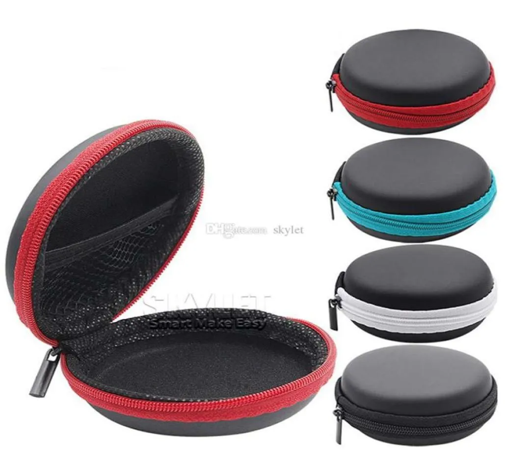 Écouteurs de haute qualité Sac de transport de stockage Earpphone Earbud Case Cover pour câble USB Clé Coin Mini Zipper Case 100Pcs sans Pac5235209