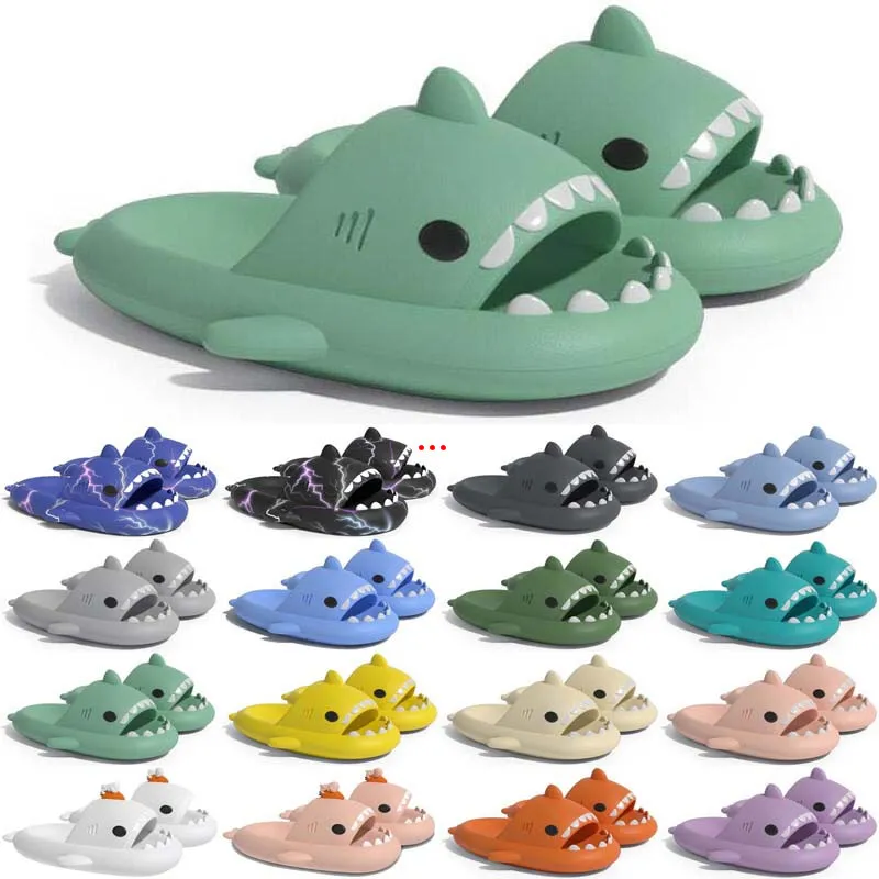 Frete grátis designer tubarão slides sandália chinelo sliders para homens mulheres sandálias slide pantoufle mulas mens chinelos formadores flip flops sandles color6