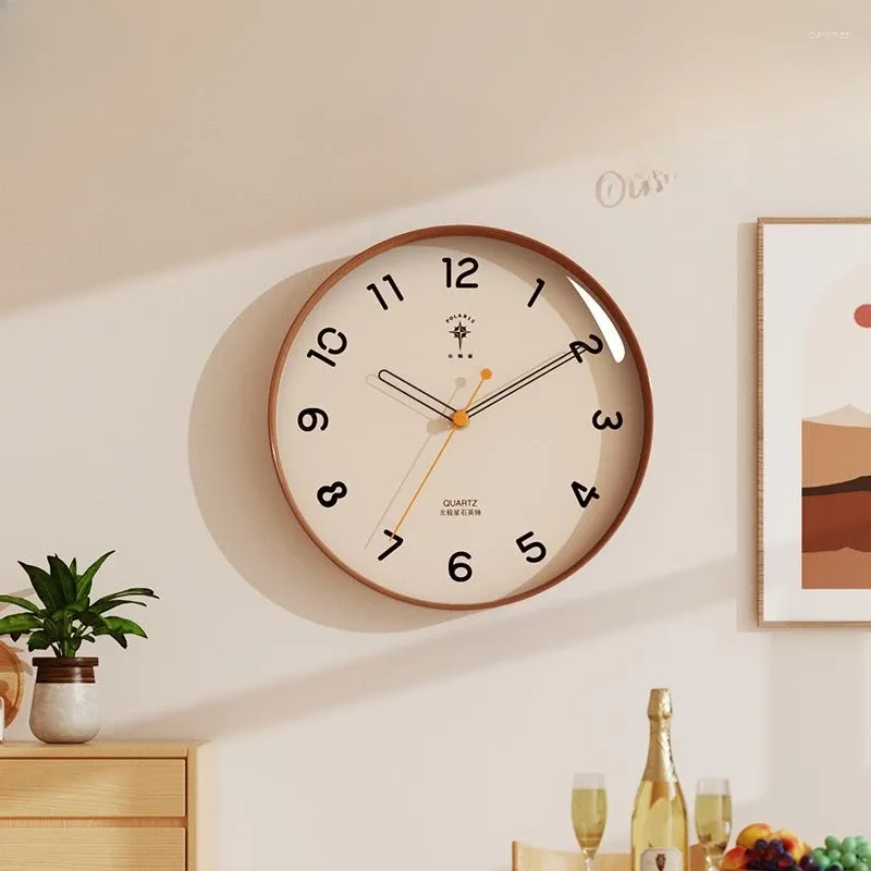 Wanduhren Bunte Stille Uhr Ins Stil Einfache Licht Luxus Home Office Hängende Mode