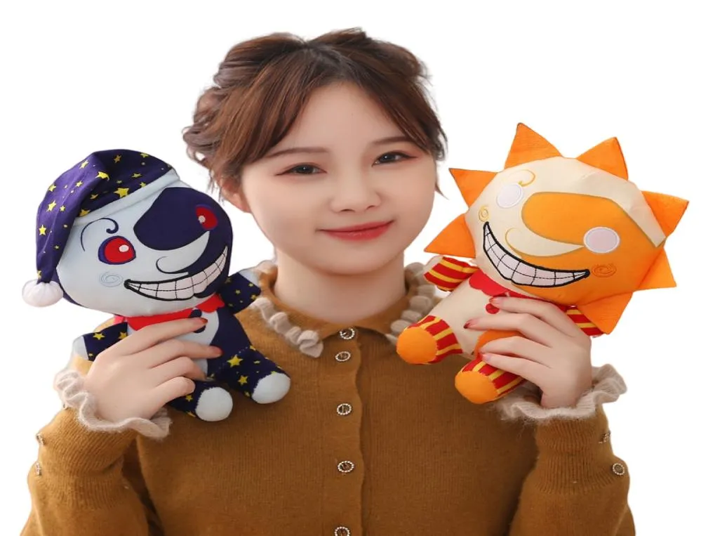 25 cm Nouveau Fnaf Sundrop Jouets En Peluche Violation De Sécurité Fnaf Mangle Foxy Freddy Fazbear BOSS Assis En Peluche Jouet Jeu Poupées Gift2210916