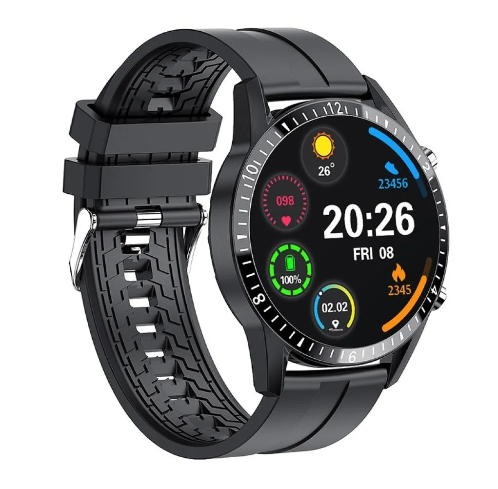 2020 Nya smarta klockor män full pekskärm sport fitness se ip68 vattentät bluetooth för Android iOS Smartwatch Menbox5367387