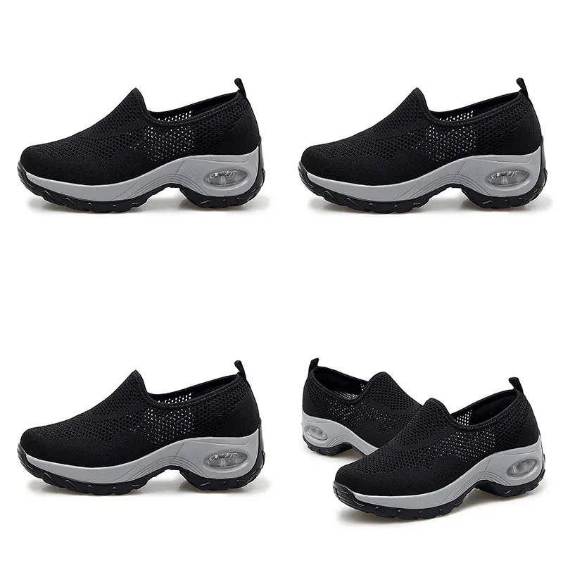 Hommes chaussures de course maille sneaker respirant extérieur classique noir blanc doux jogging marche tennis chaussure calzado GAI 0089