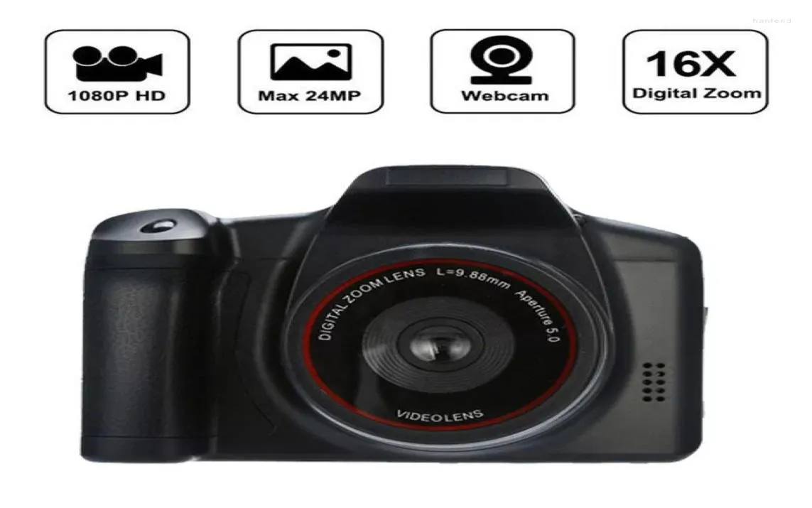 Digitalkameror Portable HD 1080p 16x Zoom 243939LCD Handhållen Camcorder Videokamera 16 miljoner Pixel Home Small SLR3107988