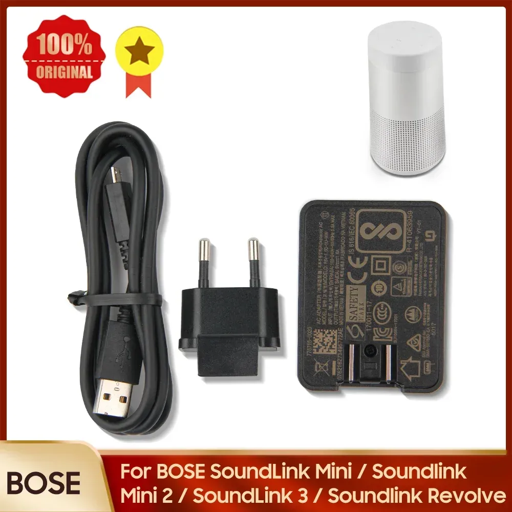 Ładowarki Bose Bluetooth ładowarka do Bose SoundLink Mini 2 3 SoundLink Revolve + Sound Power Adapter Charger 5v 1.6a UE Typ USA