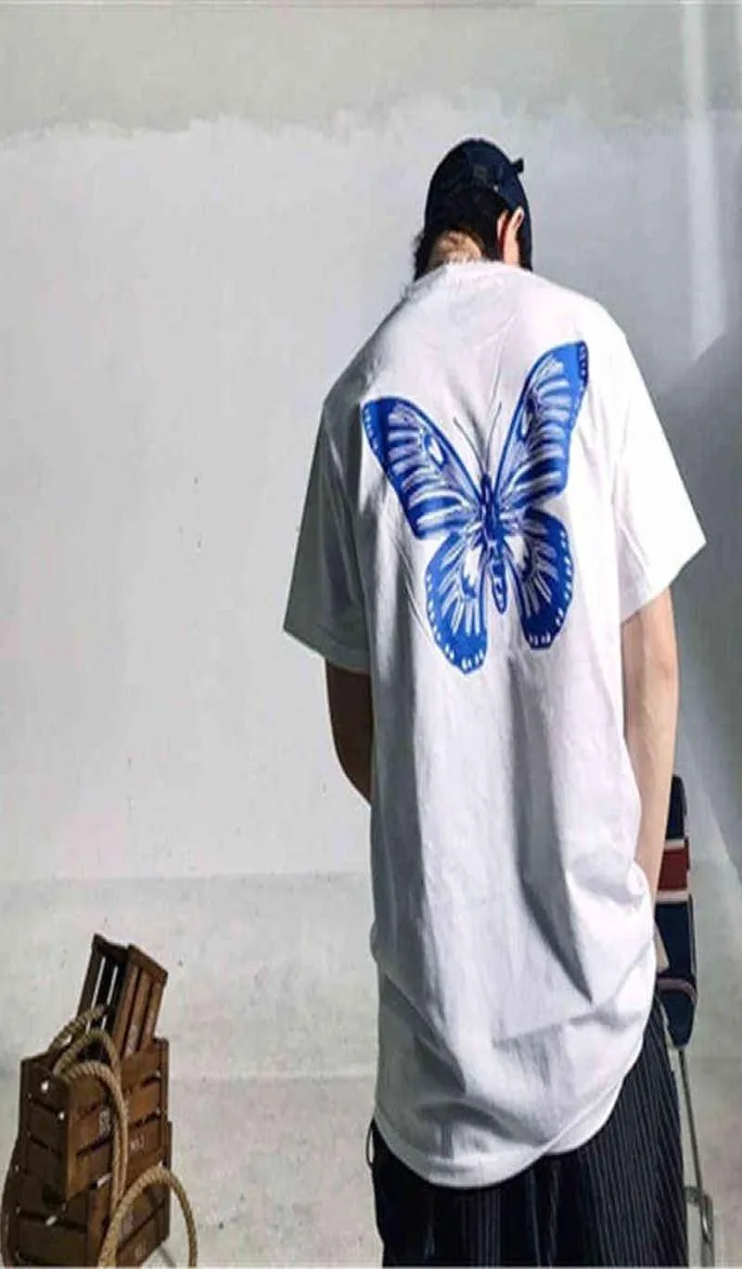 Ragazze Dont Cry Butterfly Tshirt Uomo Donna Cotone Qualità Moda Cool Stampa Teen coppia T-shirt Y2k Top oversize Y22045162745