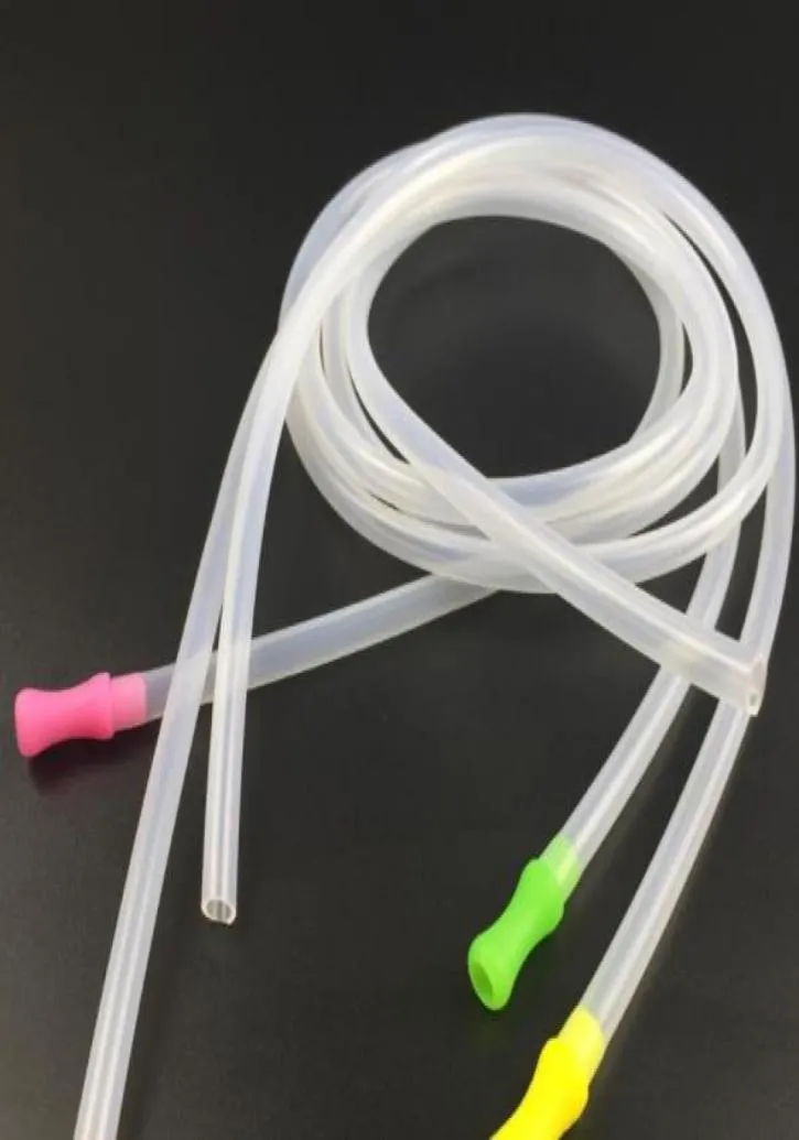 Silicone straw mouthpiece water smoking pipes with 5mm7mm outside diameter clear silicone tube 85cm colorful silicone mouthpiece 5397865