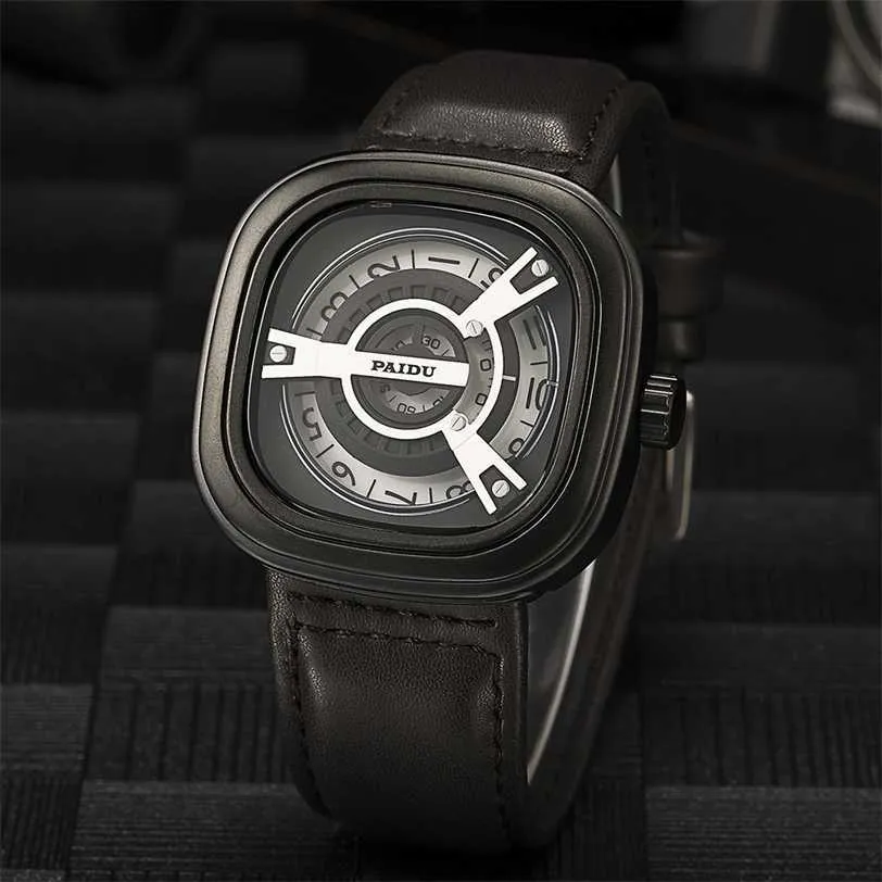 20% de réduction montre montre sept vendredi hommes Unique élégant créatif horloge Quartz japon mouvement M1B01 acier Relog 230727