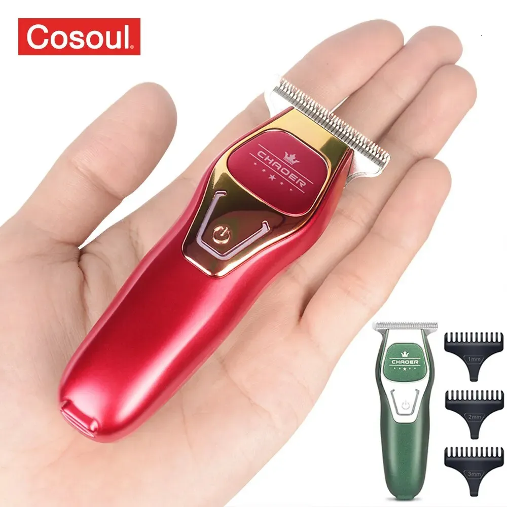 Aparador de cabelo mini portátil máquina de cortar cabelo elétrica pequena máquina de cortar cabelo cabeça careca aparador de cabelo barbeiro barbeador 240219