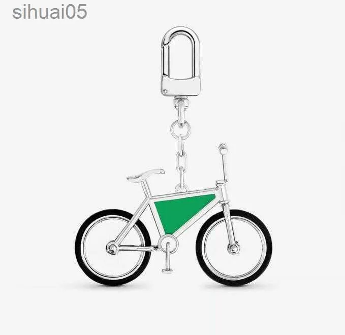 Key Designer Trend Mint Green Bicycle Key High Luxury Bike Decoration Gifts Keychain 240303