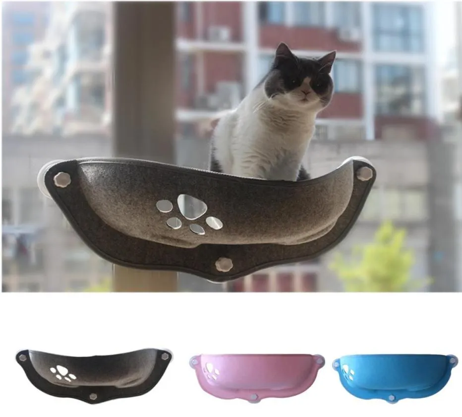 PET HAMMOCK Łóżka łożyska 20 kg okna kota Sekcja Ssanie Pet Pet Cat Window Shelf Wygodna fretka 6421512