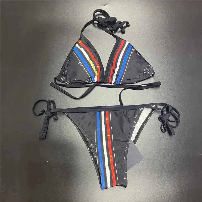 Hochwertiger Damen-Bikini-Set, sexy Zweiteiler, bedruckt, wunderschöner Badeanzug, luxuriöser Schwimm-Badeanzug