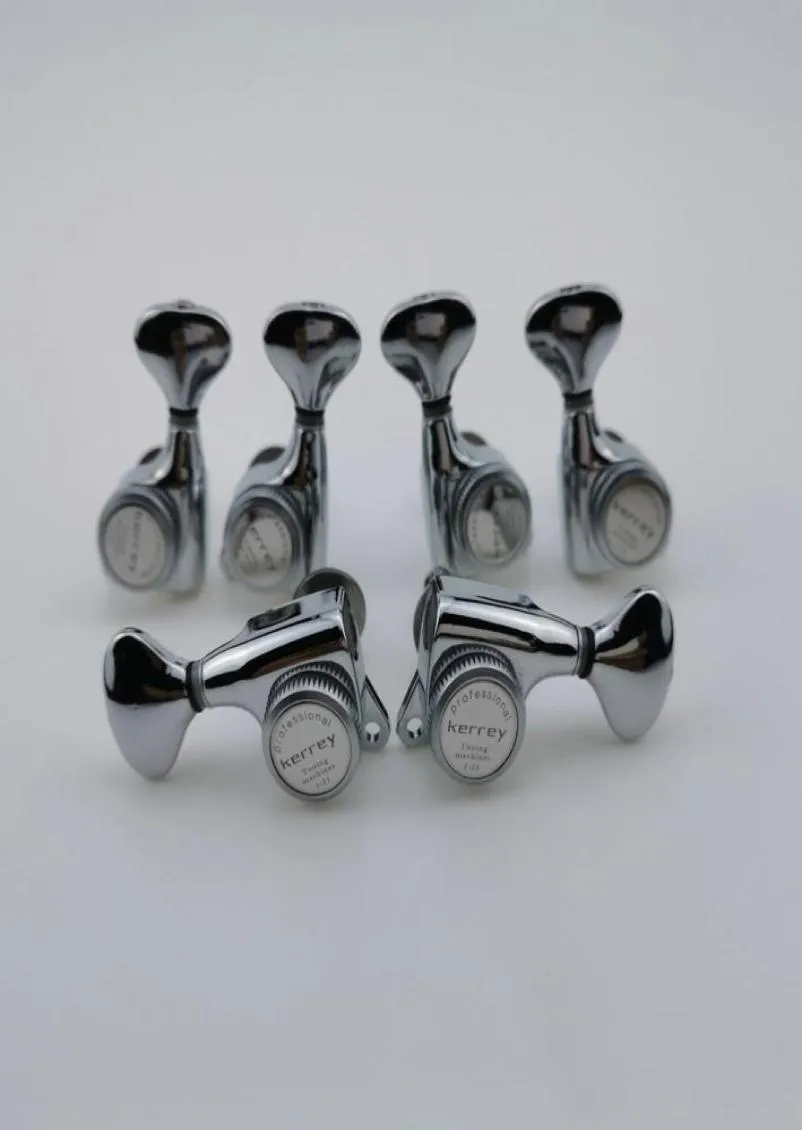 Chrome Gear 121 Guitar Machine Heads Blocking String Tuning Klucz Pegs Tunery dla gitary SG TL Guitars Electric Electric Guitars1179154