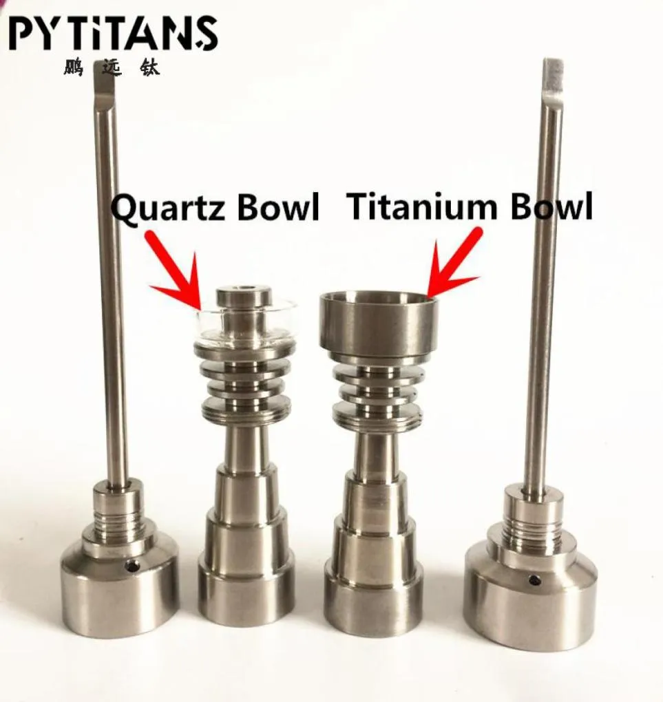 Rökningstillbehör kvartskålskål och titan för duali hybrid hållbar7891254