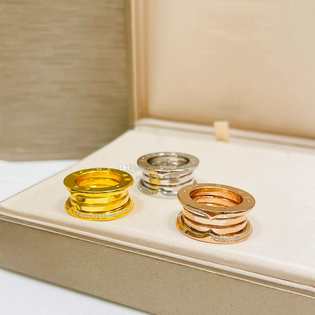 Zero 1 Rock Designer Pierścień dla kobiety Para srebro dla mężczyzny najwyższa liczba europejskiej wielkości marki Prezent dla dziewczyny z pudełkiem 026