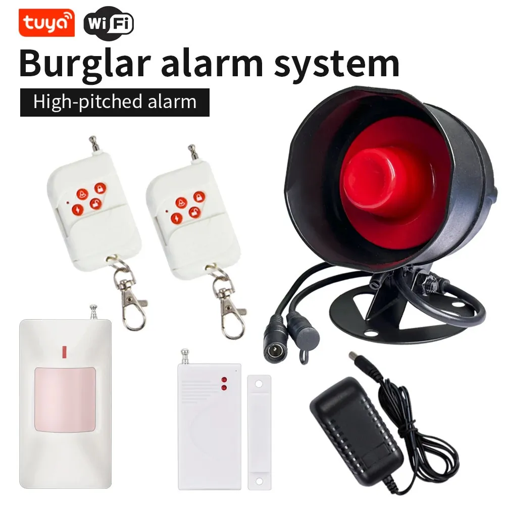 Tuyawifi infrared induction antitheft alarm for doors and windows infrared alarm for shops stores and homes security antit 240219