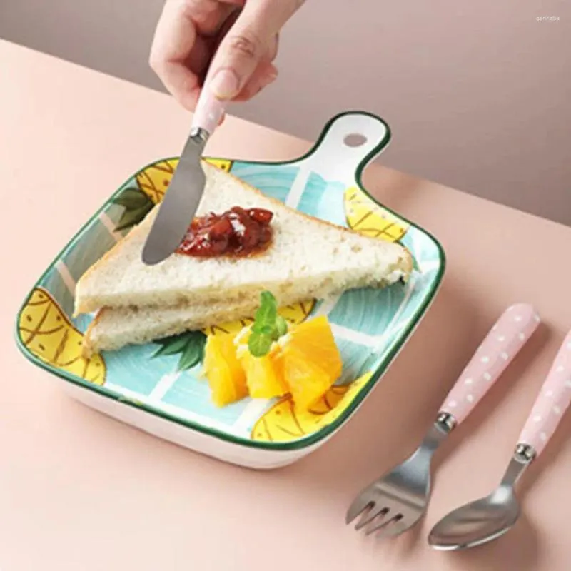 Dinnerware Sets Dinner Set Stainless Steel Spoon Body Forging Portable Creative Idea Cartoon Lovable Baby Feeding Fork