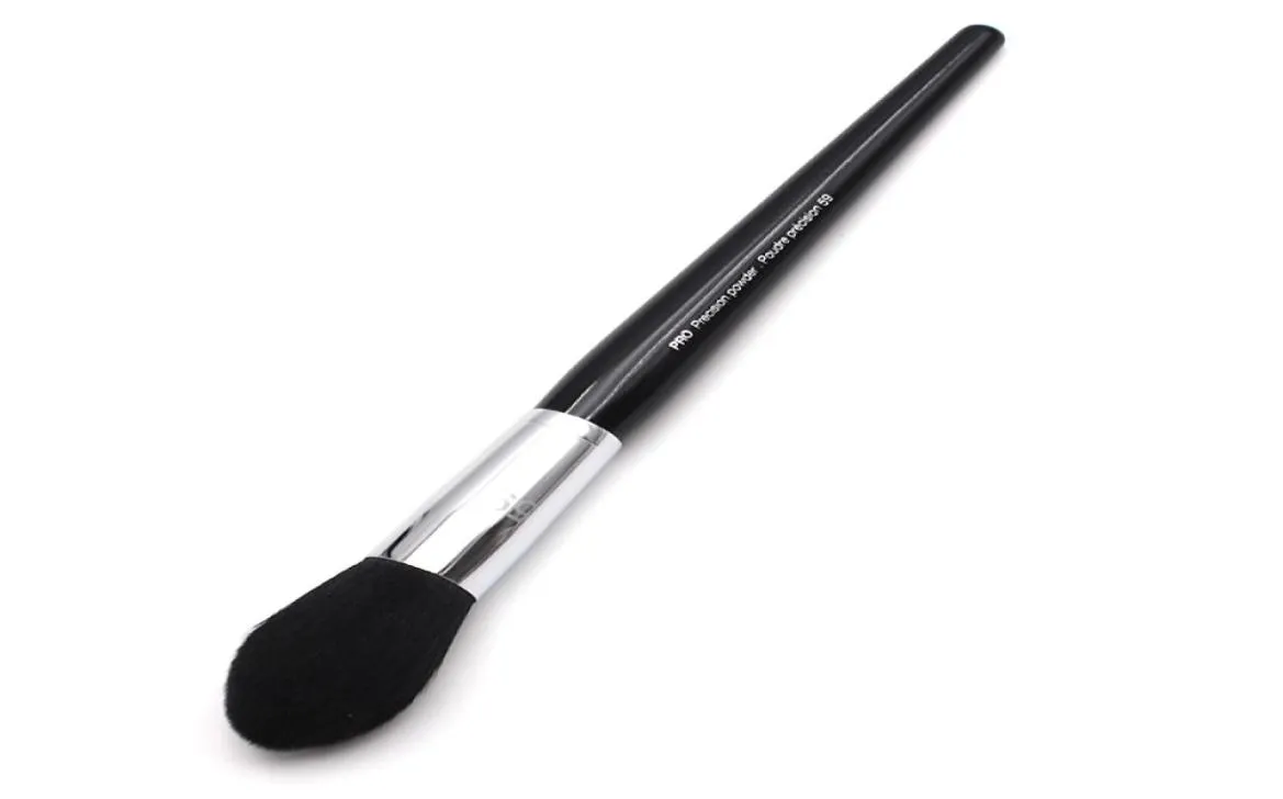 Professional Black Long Wood Handle Synthetic Silky Fiber 59 Streamline Tapered Shape Pro Precision Powder Brush Tool7970248