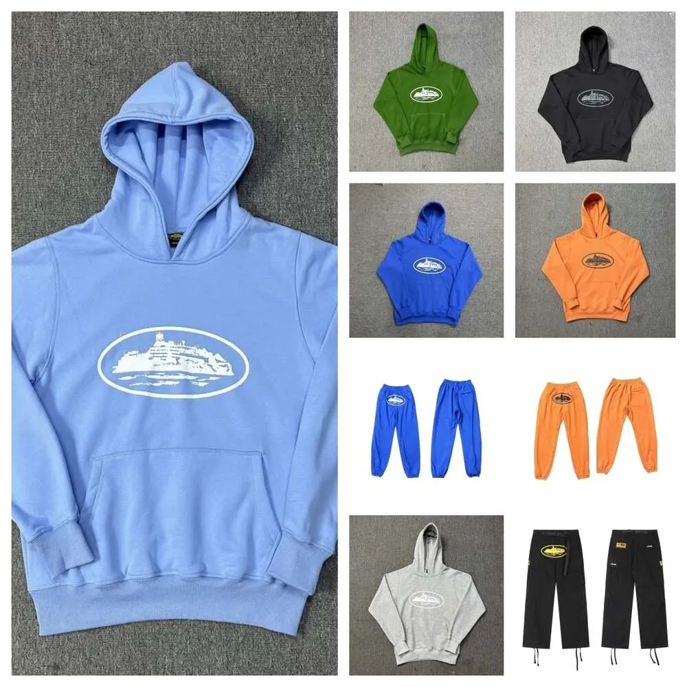 Demon Island Corteize Hoodie Cortiez Corteize Trailsuit Rafsuit Hoodie Takımları Sweater Pantolonlar için Pantolon Sportsmale Moda Matkap Sonbahar Kış XVS