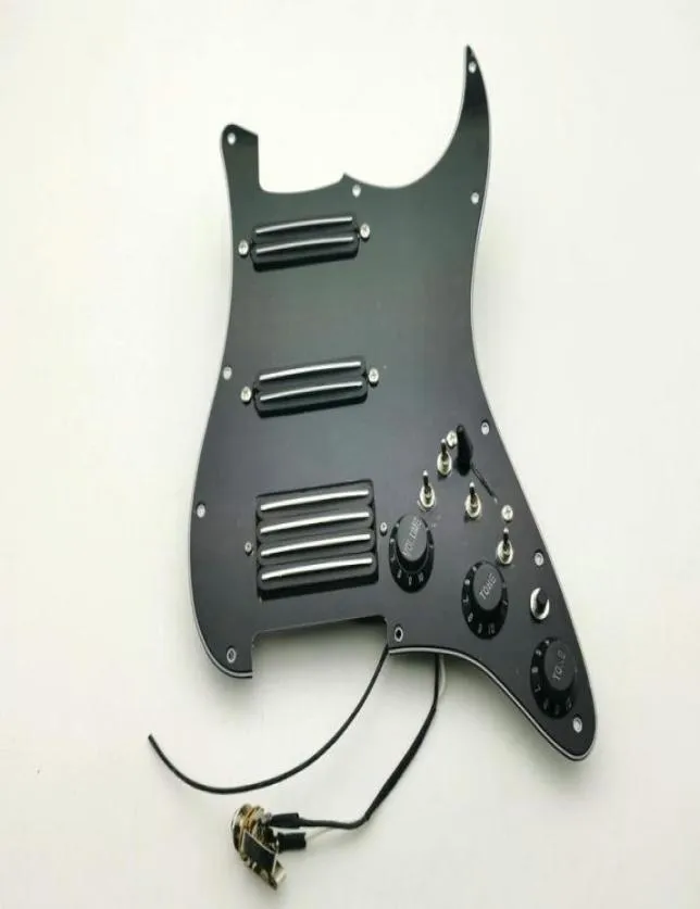 Svart gitarr pickups SSH Humbucker pickups Kabeldragning Lämplig för STR Guitar 20 Style Combinations Multifunktion Double Capacitor6918414