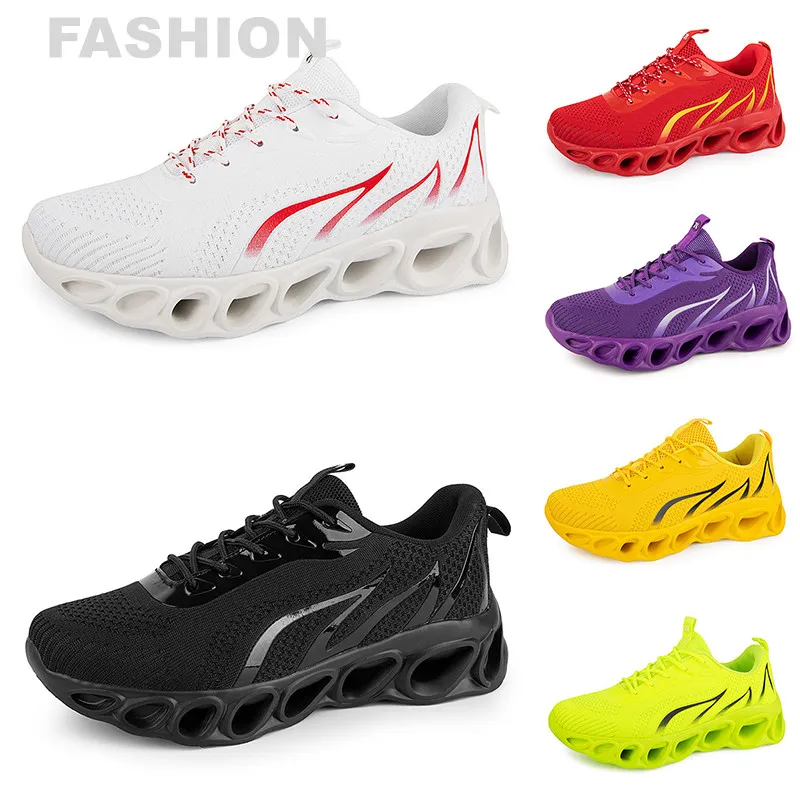 scarpe da corsa da uomo donna Nero Bianco Rosso Blu Giallo Neon Grigio scarpe da ginnastica da uomo sportive sneakers da ginnastica all'aperto GAI colore40