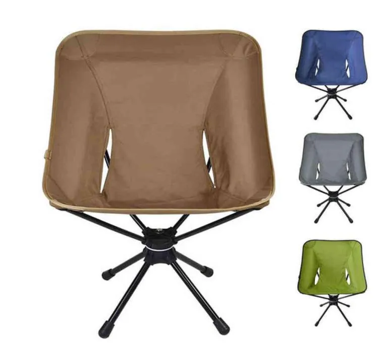 HooRu Chaises pivotantes pique-nique plage pêche chaise pliante sac à dos en plein air chaise légère avec sac de transport pour camping randonnée H221051816