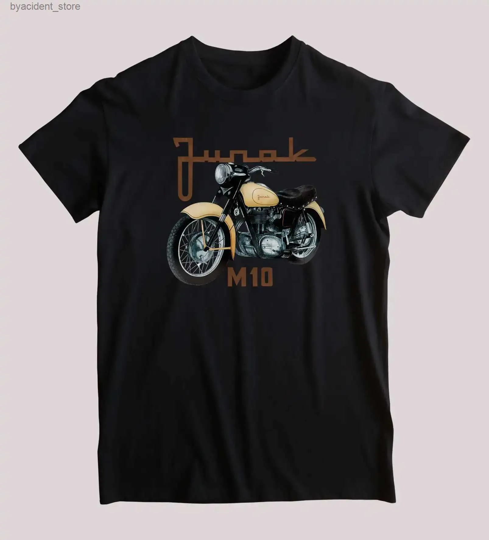 T-shirts homme T-shirt de moto polonais classique Junak M10.T-shirt d'été à manches courtes et col rond pour homme, en coton, nouveau S-3XL, L240304