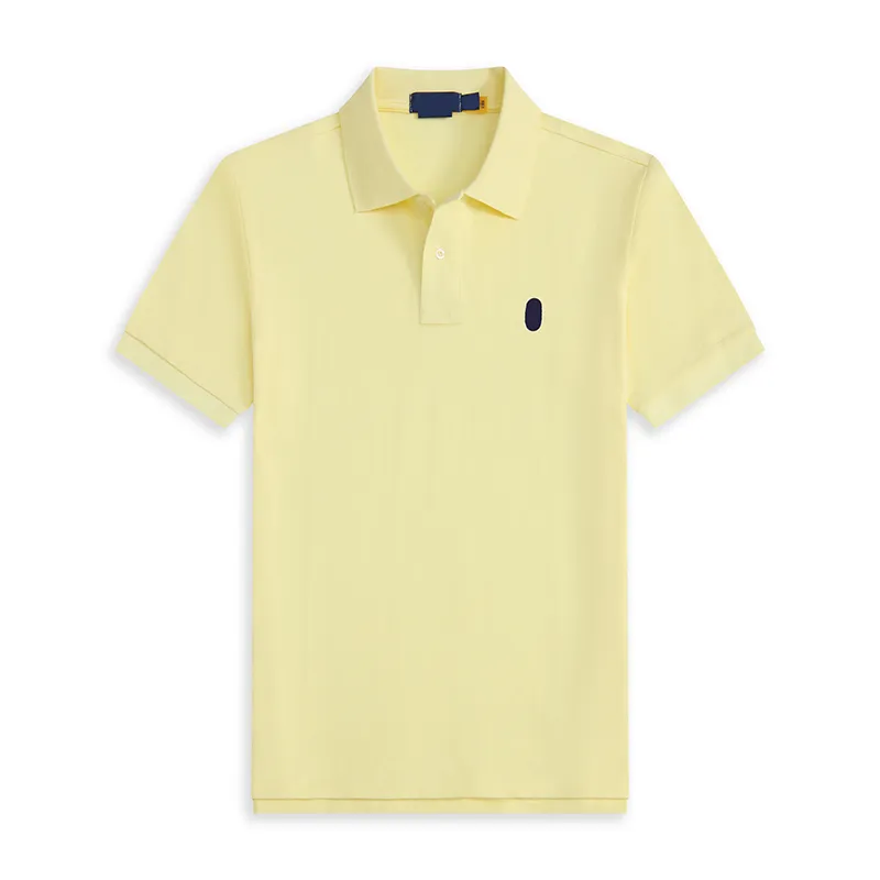 Ralphe Laurene Classic Mens Polot Shirts Multi-Cloring Mens Simple Business Casual Shirts Top di alta qualità al 100% Pure Ralphe Laurene Polo T-shirt 4954