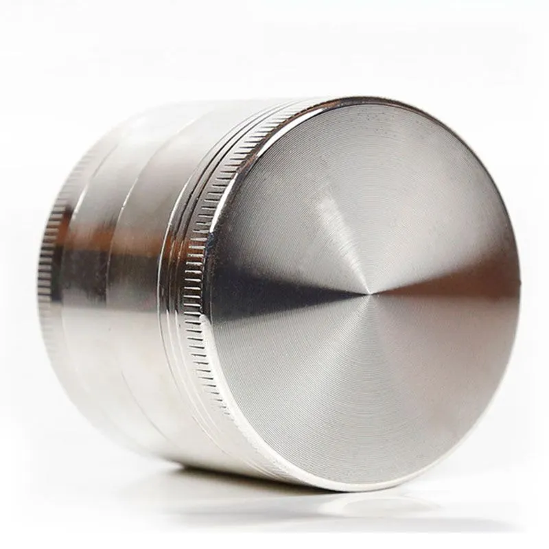 55mm Herb Grinder Zinc Alloy Spice Case 4 Parts Tobacco Smoking Grinders Grinding Smoke Dry Herb Crusher Colorful Grinders