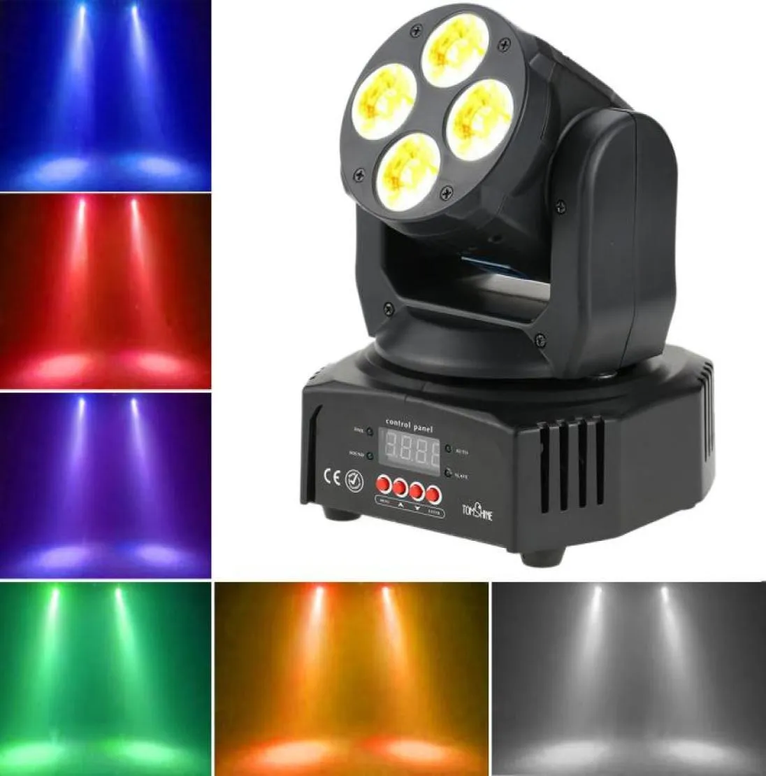 DMX512 MasterSlave Disco Lighting Led Stage Light Dj Christmas UV 6 IN1 Washing Effect Moving Head Stage Light Party Projector6985021