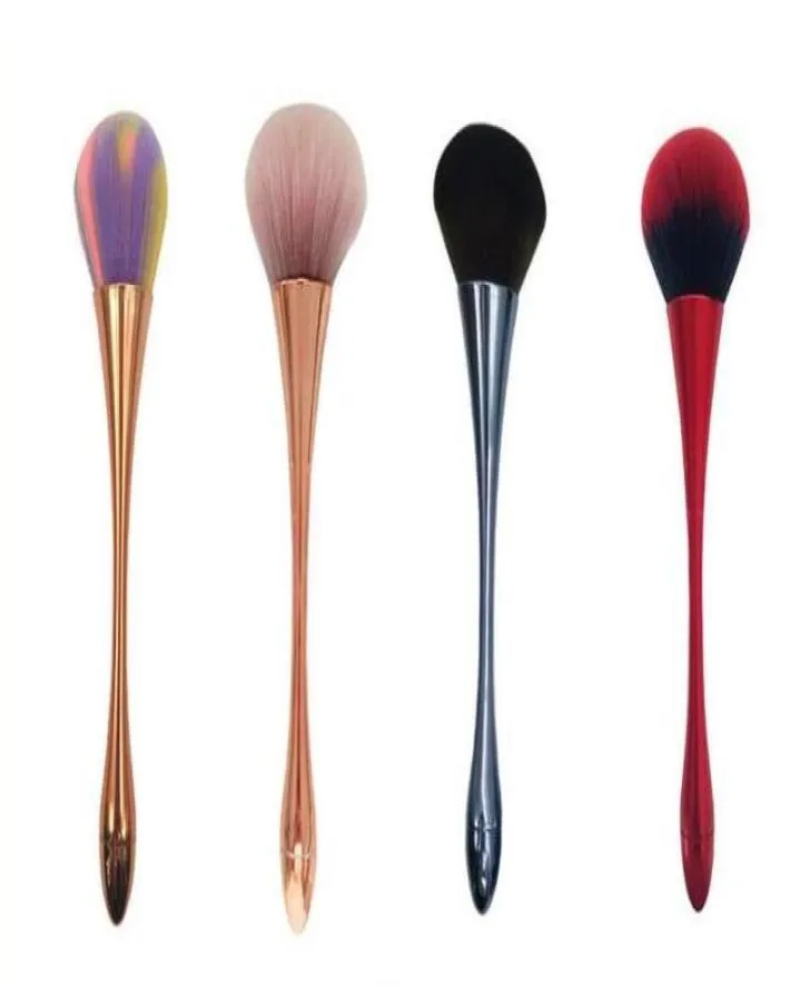 makeup brushes Water drop goblet brush gold plating handle powder blushblush make up brushes beauty tools good quality drop shipp9421690