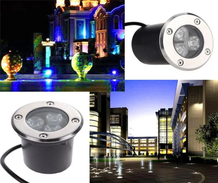 3W LED Underground Light Lampy na zewnątrz zakopana lampa podłogowa Wodoodporna IP67 Landscape Schody Lighting 85265V AC7479083