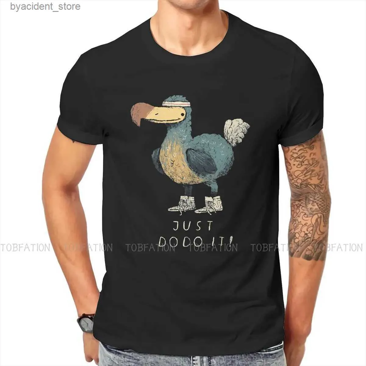 Herr t-shirts meme design original tshirts bara dodo it print mens t shirt roliga kläder 6xl l240304