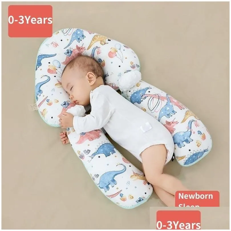 Pillows For Babies Born Infant Sleep Sha Cushion Head Protector Antiroll 036 Months 230426 Drop Delivery Dhtg9