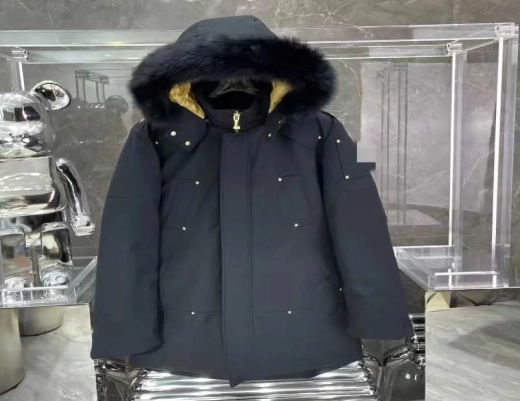 أسفل Parkas felpe con cappucci da uomo 2022 Goose giacca new in stile canadese forbici dorate adomini e medio lungo5686535