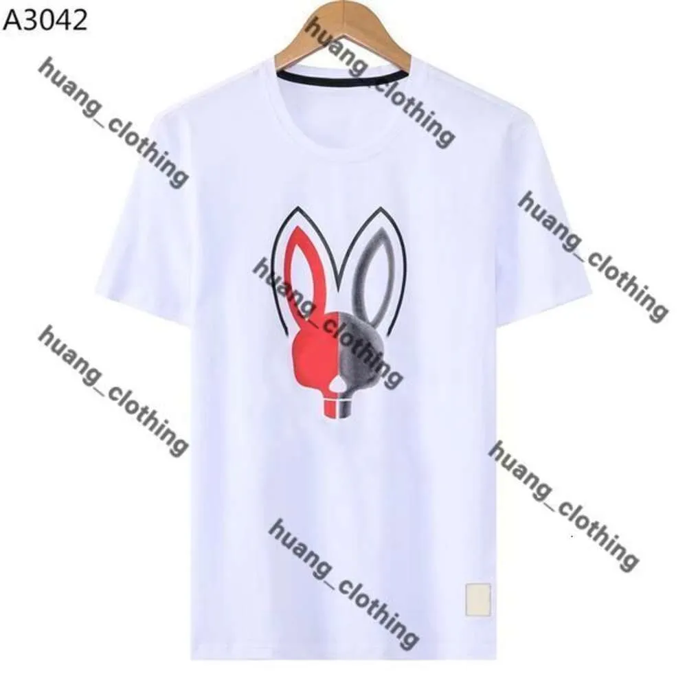 مصمم قميص أرنب طباعة البولو قميص عروض Psyco Psychological Pyscho Bunny Physco Bunny T Shirt Tees Cotton Short Physcho Physcho Pronny قمصان 992