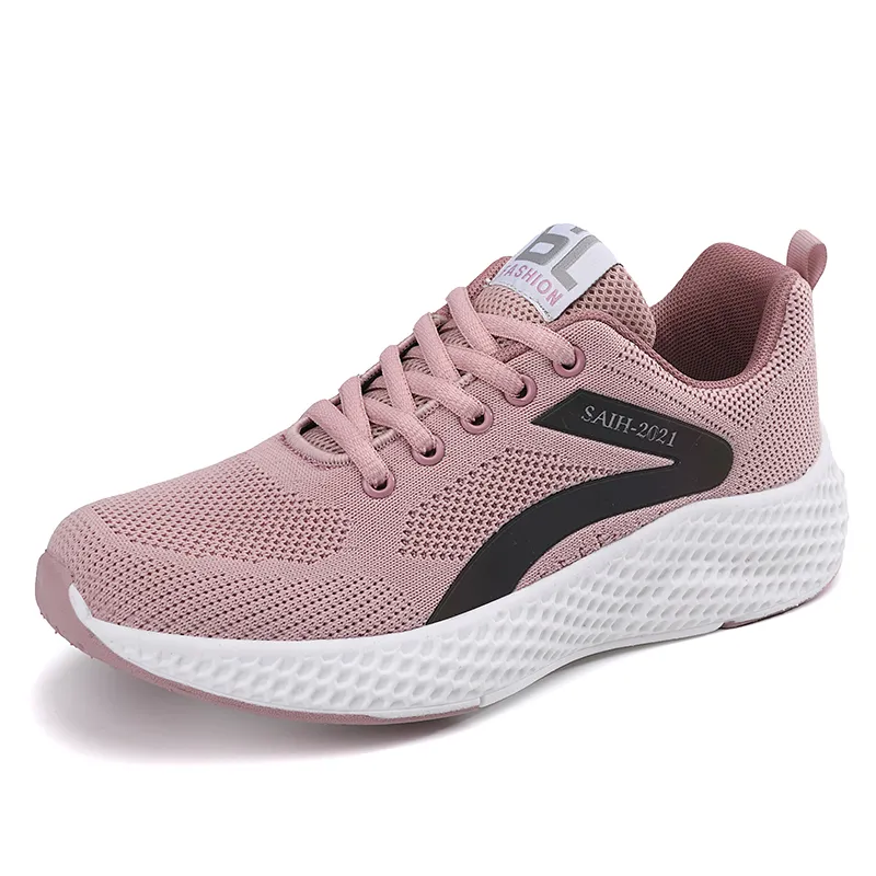 Design Sense Soft Soled Casual Walking Shoes Sports Shoes Female 2024 Ny Explosive 100 Super Lightweight Soft Soled Sneakers Shoes Colors-137 Storlek 35-42