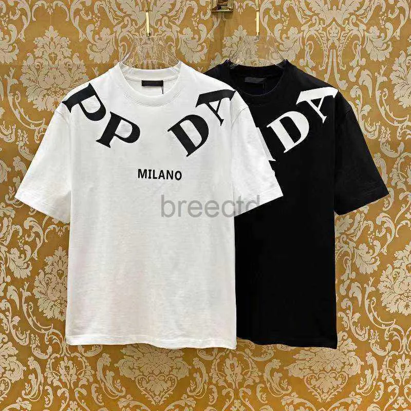 Herren T-Shirts Advanced Edition Frankreich Italienische Modebekleidung Zwei PR-Buchstaben Grafikdruck auf modischer Baumwolle Rundhalsausschnitt 3XL 4XL 5XL Kurzarm 2434