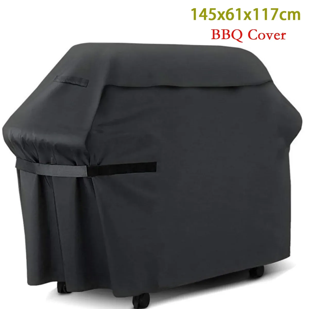 Zestawy BBQ Grill Cover 210D Tkanina Oxford Trwała grilla okładka ciężka wodoodporna okładka grilla do ogrodu na zewnątrz