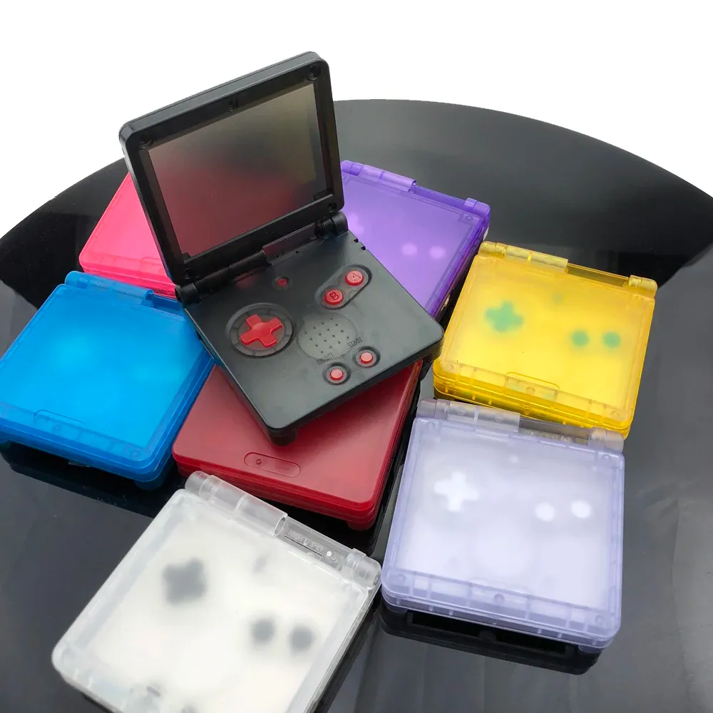 Capa transparente completa para Nintend Gameboy Advance SP Game Console Capa para GBA SP