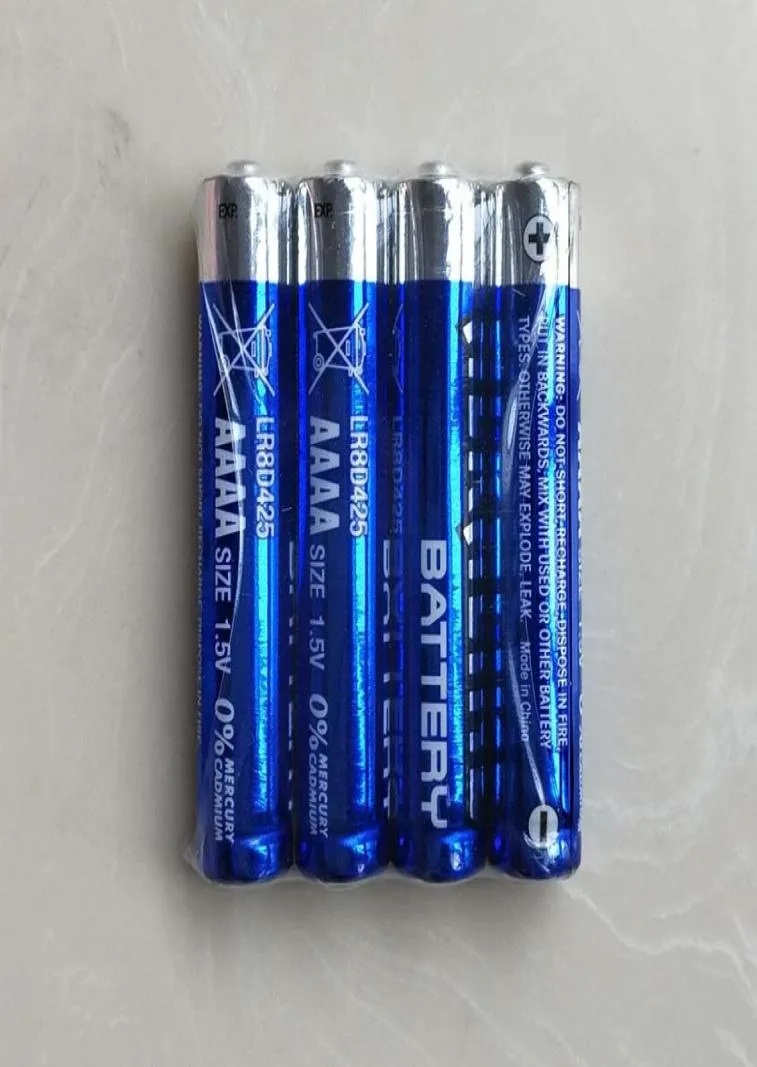 500pcslot 15V Battery AAAA LR61 MN2500 E96 LR8D425 GP25A primary alkaline dry batteries for Bluetooth headset stylus pen laser8852705