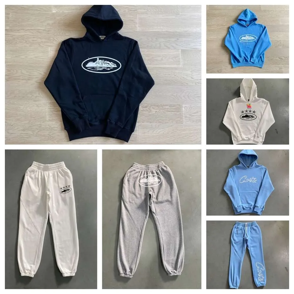 cortiez Felpe con cappuccio da uomo Felpe di lusso Cortez Rule the World Corteize Tuta grigia Abito Uk Street Fashion 1 1 Top Quality Demon Islan Felpa con cappuccio Pantaloni da jogging zab