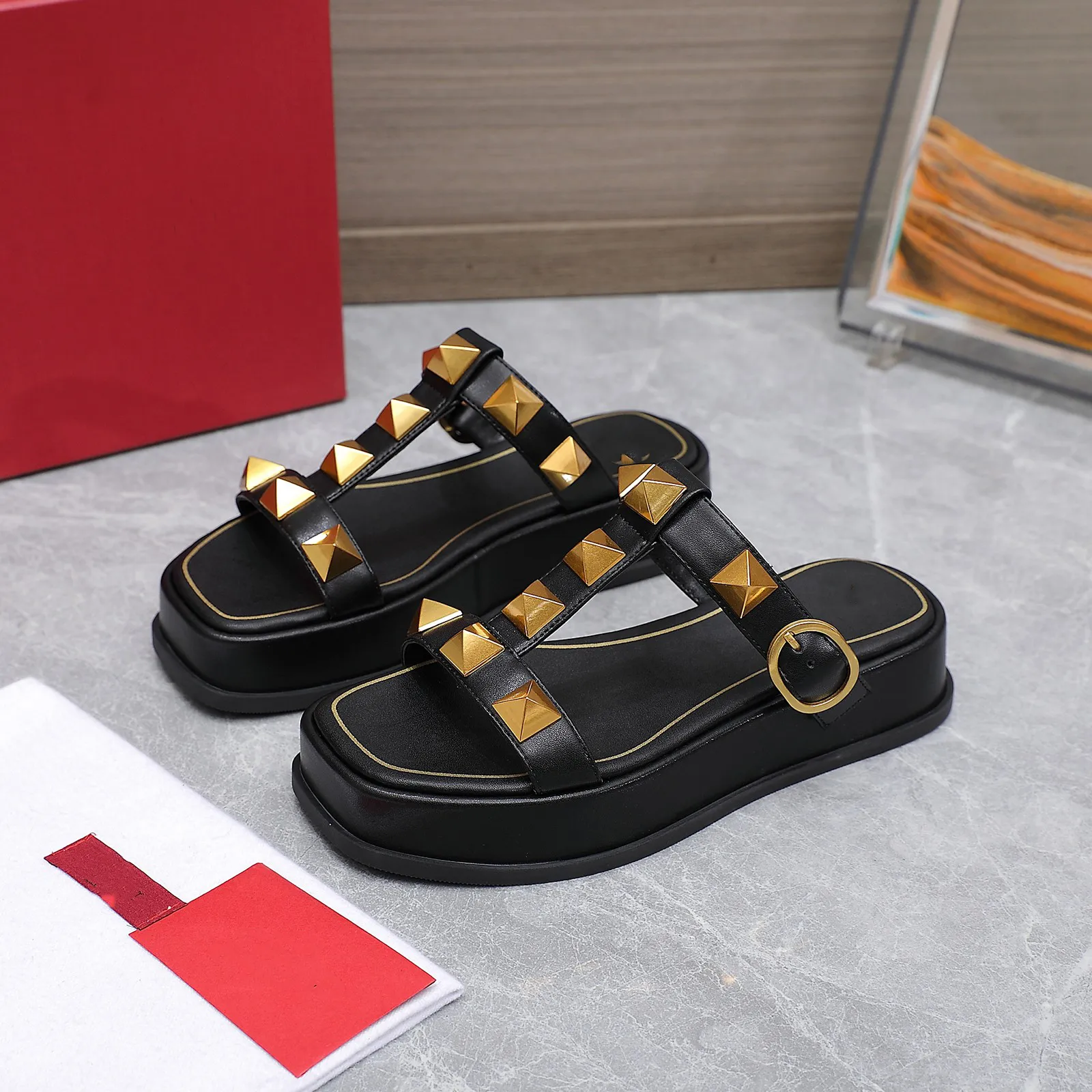 Высококачественные дизайнерские сандалии с логотипом Valentine, знаменитые туфли на каблуке с V-образным вырезом, роскошные сандалии Miller, кожаные модные женские туфли 6768