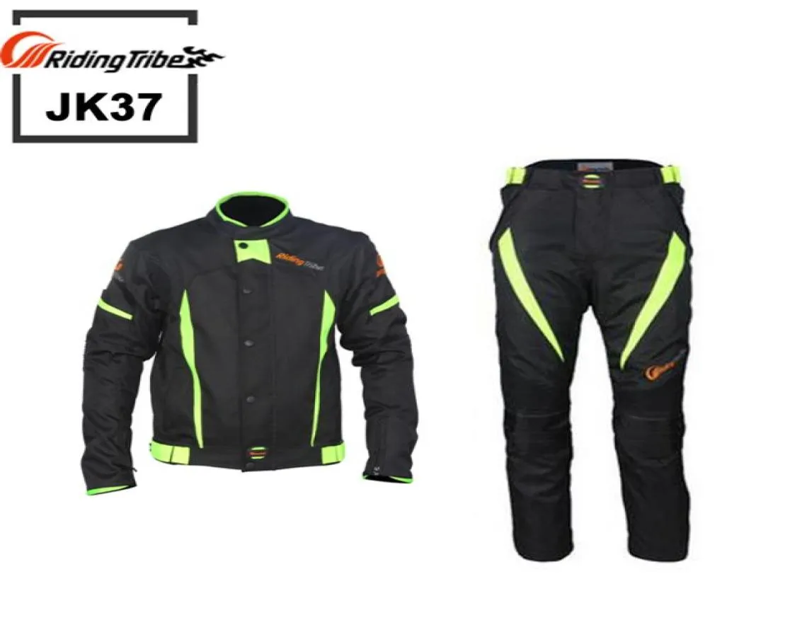 Riding Tribe Motorcykel Black Reflect Racing Winter Jackets och Pantsmoto Waterproof Jackets Suits Byxor JK376163091